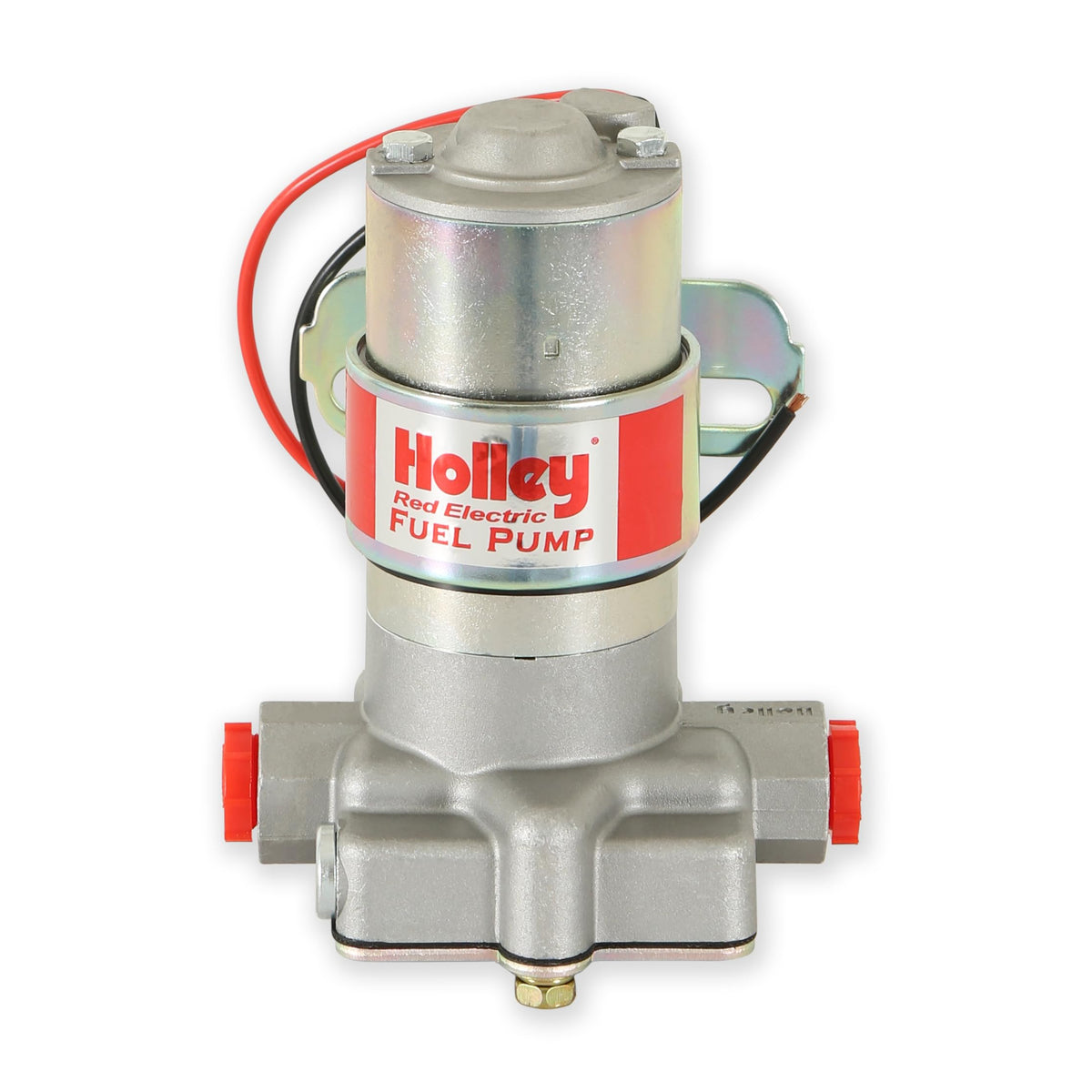 Holley RED pump rotor and vane closeup illustrating internal mechanism benefit: steady non-pulsing flow