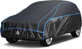 Holthly cover front view on SUV showing full fit and secure protection