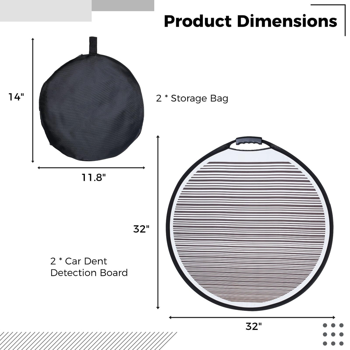 Homaisson size comparison next to ruler showing 32-inch scale for large panel coverage