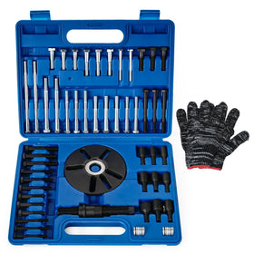 Home DIYer front view of kit in case showing organized tools and portability benefit