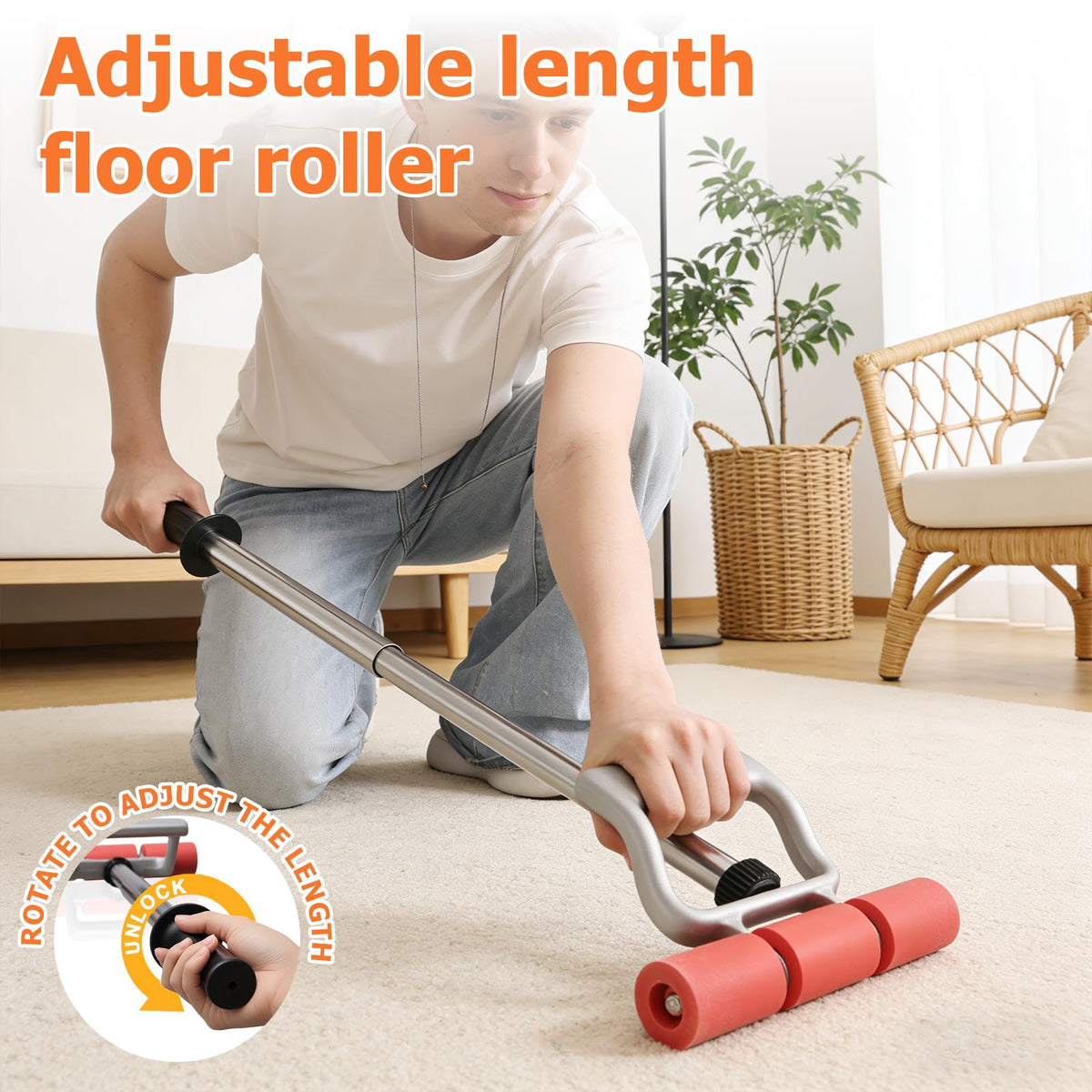 HOME RIGHT packaged roller ready to use for faster project start