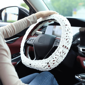HOMEGYMFREE side profile fitted on steering wheel demonstrates snug fit and comfort