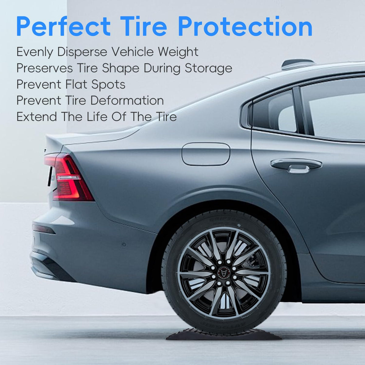 Homeon Wheels two ramps interlocked forming a wider support for large tires
