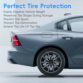 Homeon Wheels two ramps interlocked forming a wider support for large tires