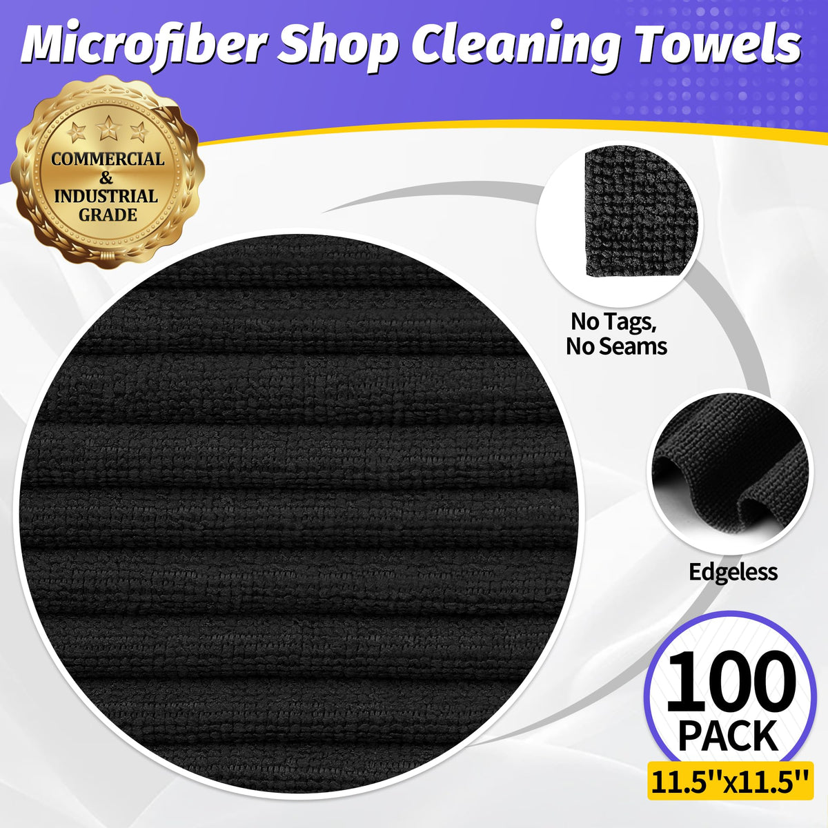 HOMERHYME close-up of microfiber weave showing soft fibers and scratch protection