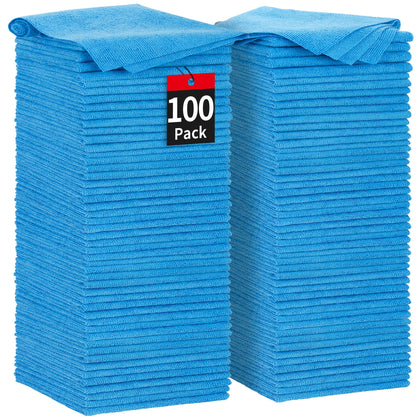 HOMERHYME front packaging showing 100-pack blue shop towels and value