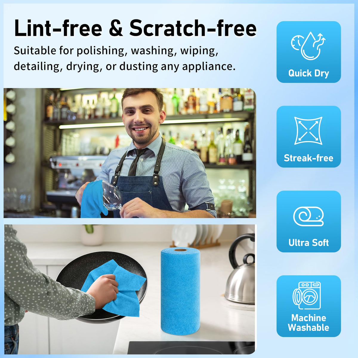 HOMERHYME single sheet mounted on a paper towel holder for easy dispensing
