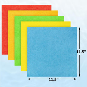 HOMERHYME stacked bulk towels showing large supply for cost-effective use