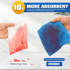 HOMERHYME wiping car dashboard demonstrating lint-free, scratch-safe finish