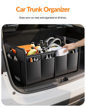 Homeve folded flat organizer for compact storage and easy stowing
