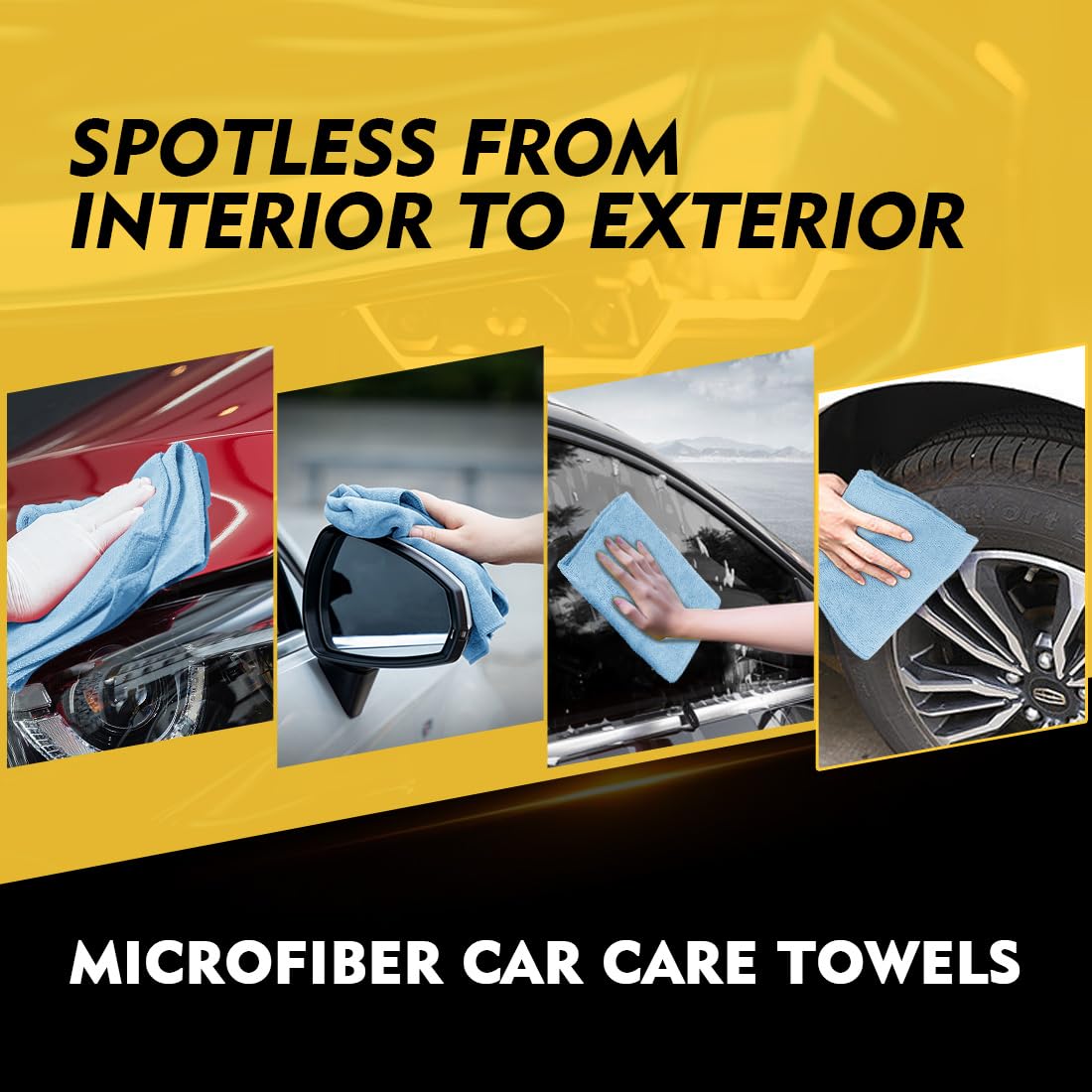 HOMEXCEL towel drying car panel gently to protect paint benefit