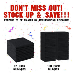 HOMEXCEL stacked towels showing thickness and long-lasting durability