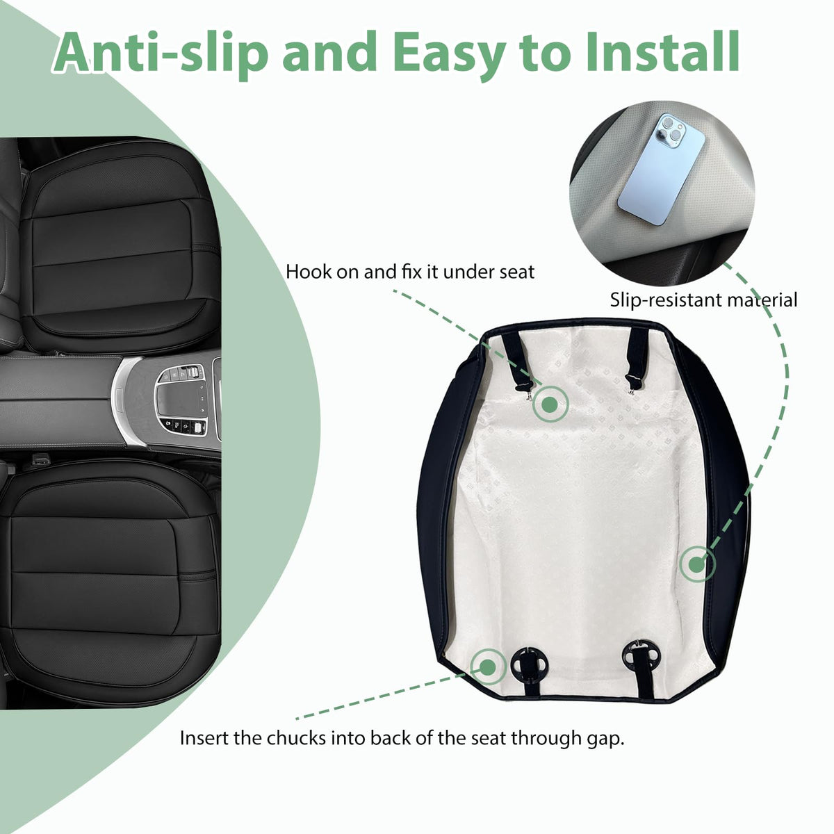 HOMOSTARRY seat bottom protecting upholstery under a child's booster seat benefit
