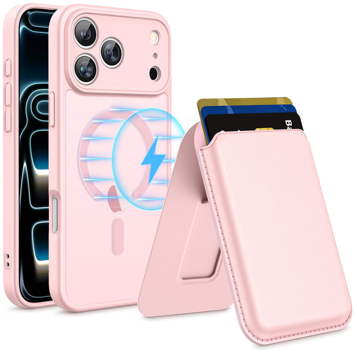 Homstect pink case front view showing sleek fit and elevated protection