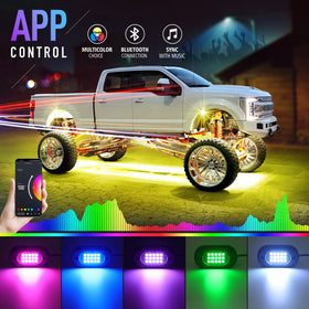 Honalia close-up of 15 LEDs in pod highlights bright RGB performance and color fidelity