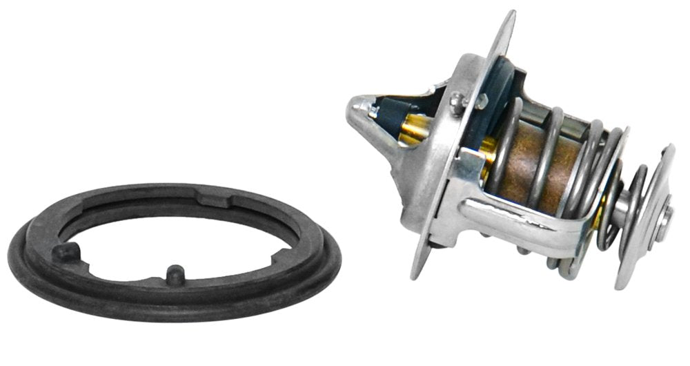 Honda thermostat installed on outboard engine demonstrating correct fit and reliable cooling benefit