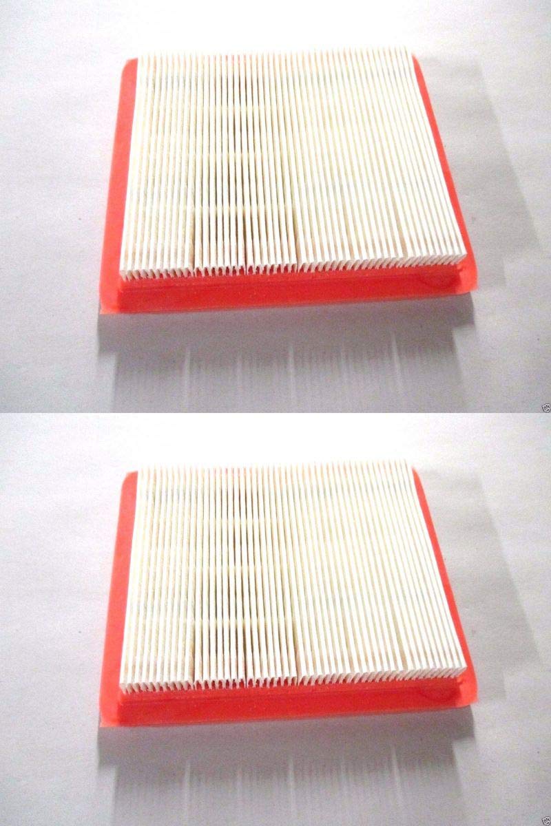 Honda 2-pack air filter front view showing OEM packaging and clear fit benefits