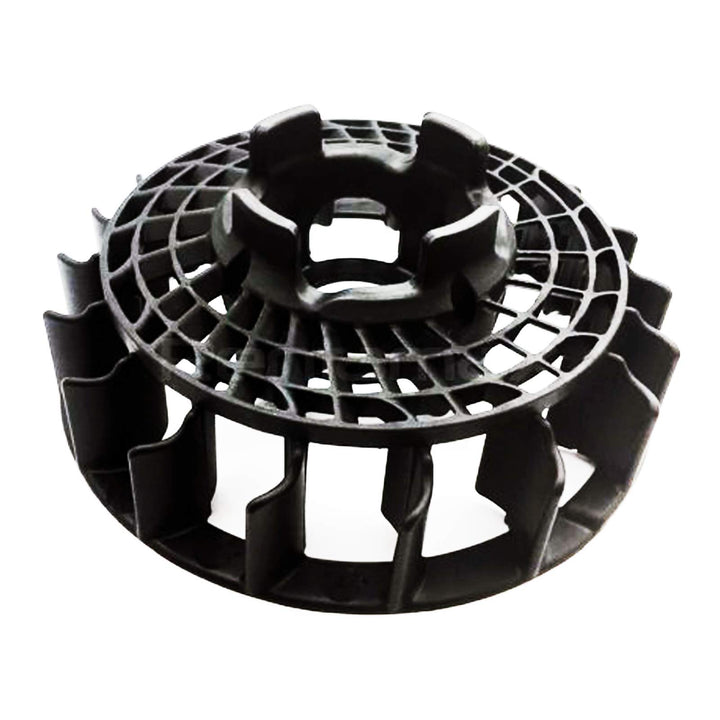 Honda cooling fan front view showing exact OEM fit and durability