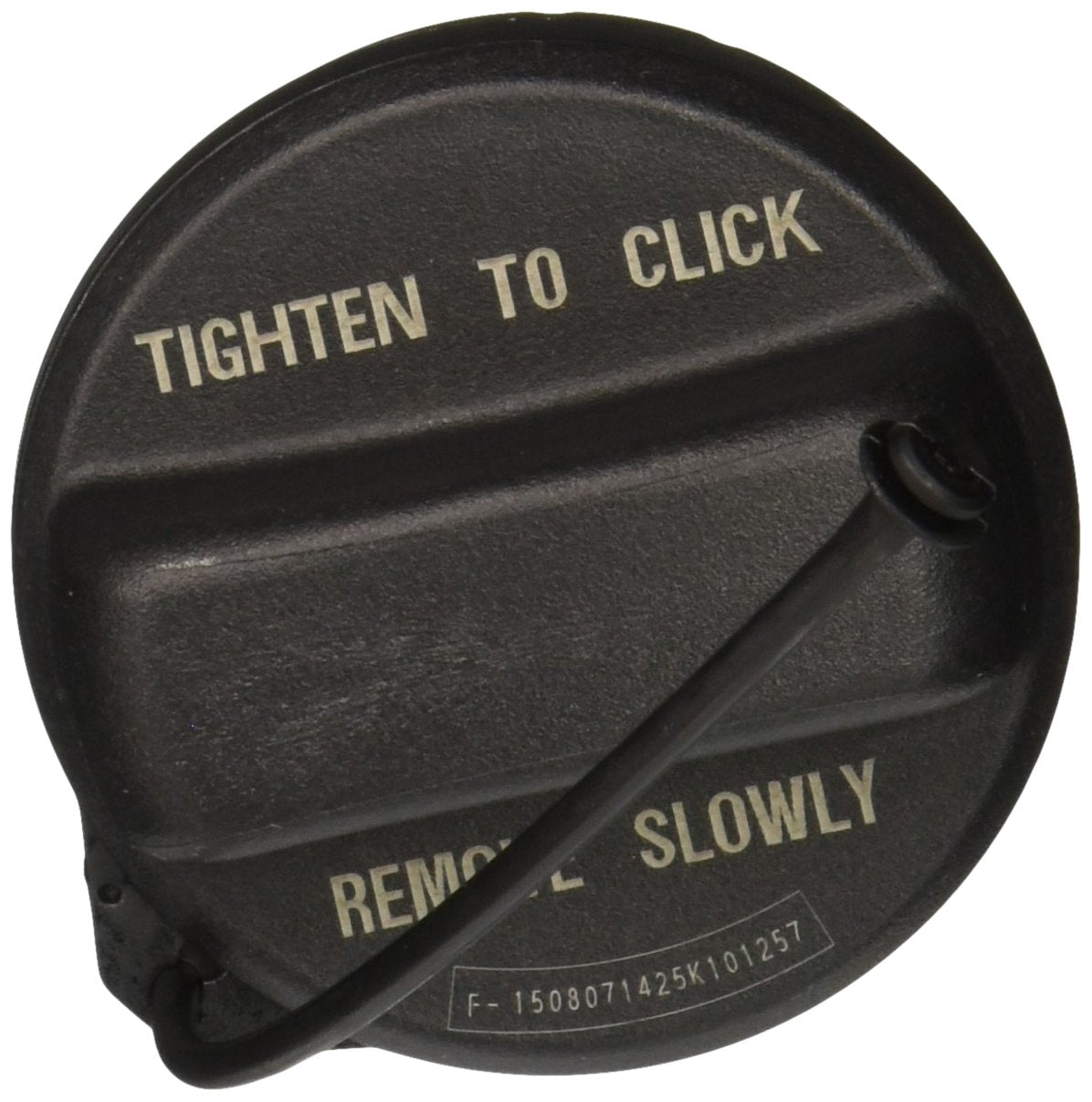 Honda fuel filler cap front view showing OEM fit and secure seal