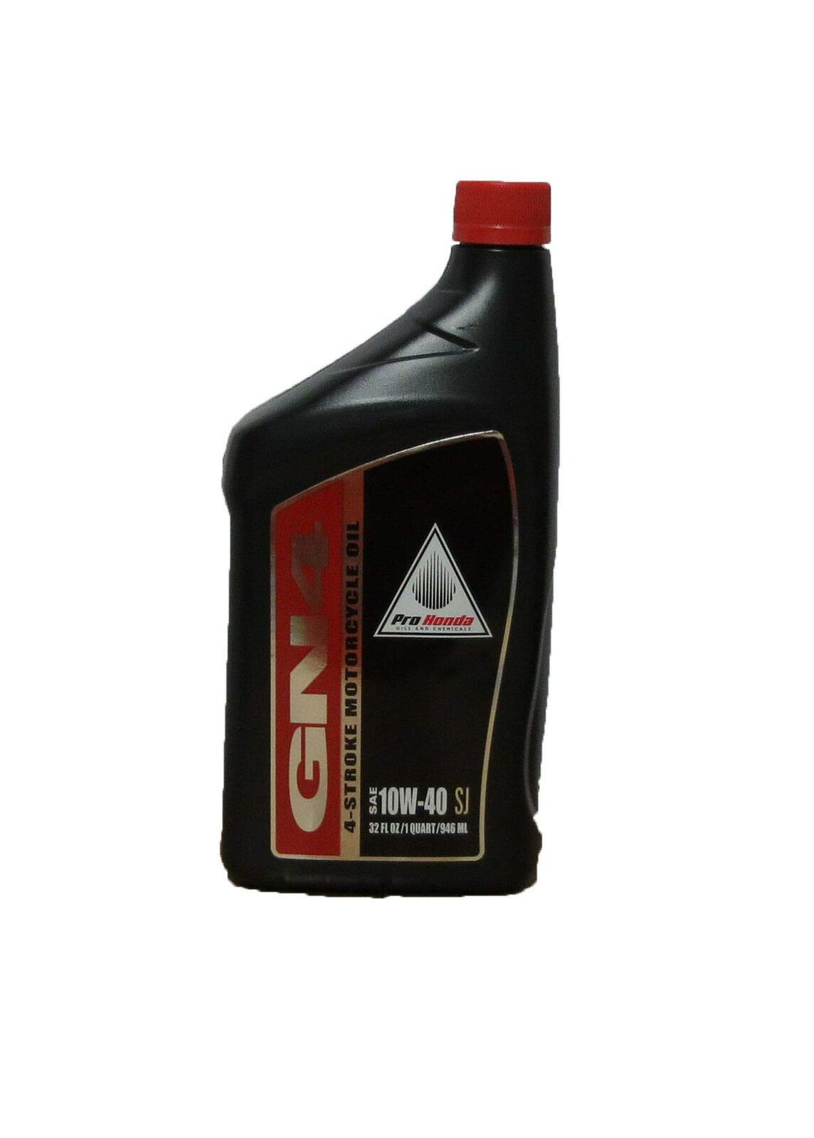 Honda GN4 bottle next to helmet showing size and practical storage benefit