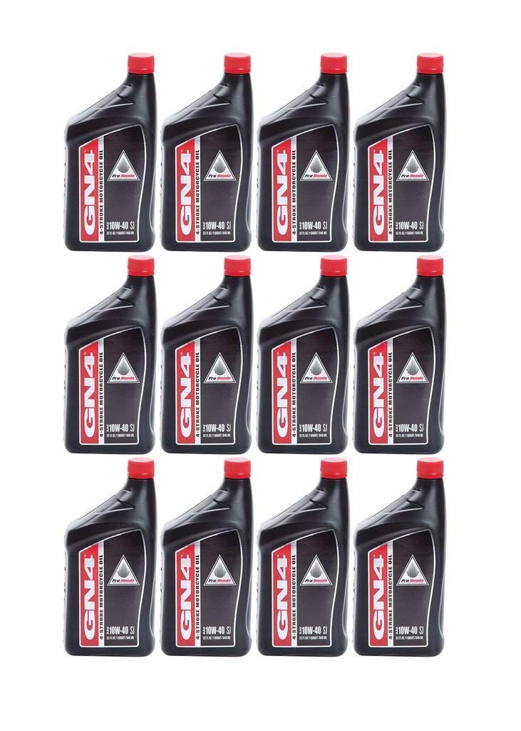 Honda GN4 front packaging showing case of 12 quarts and brand authenticity