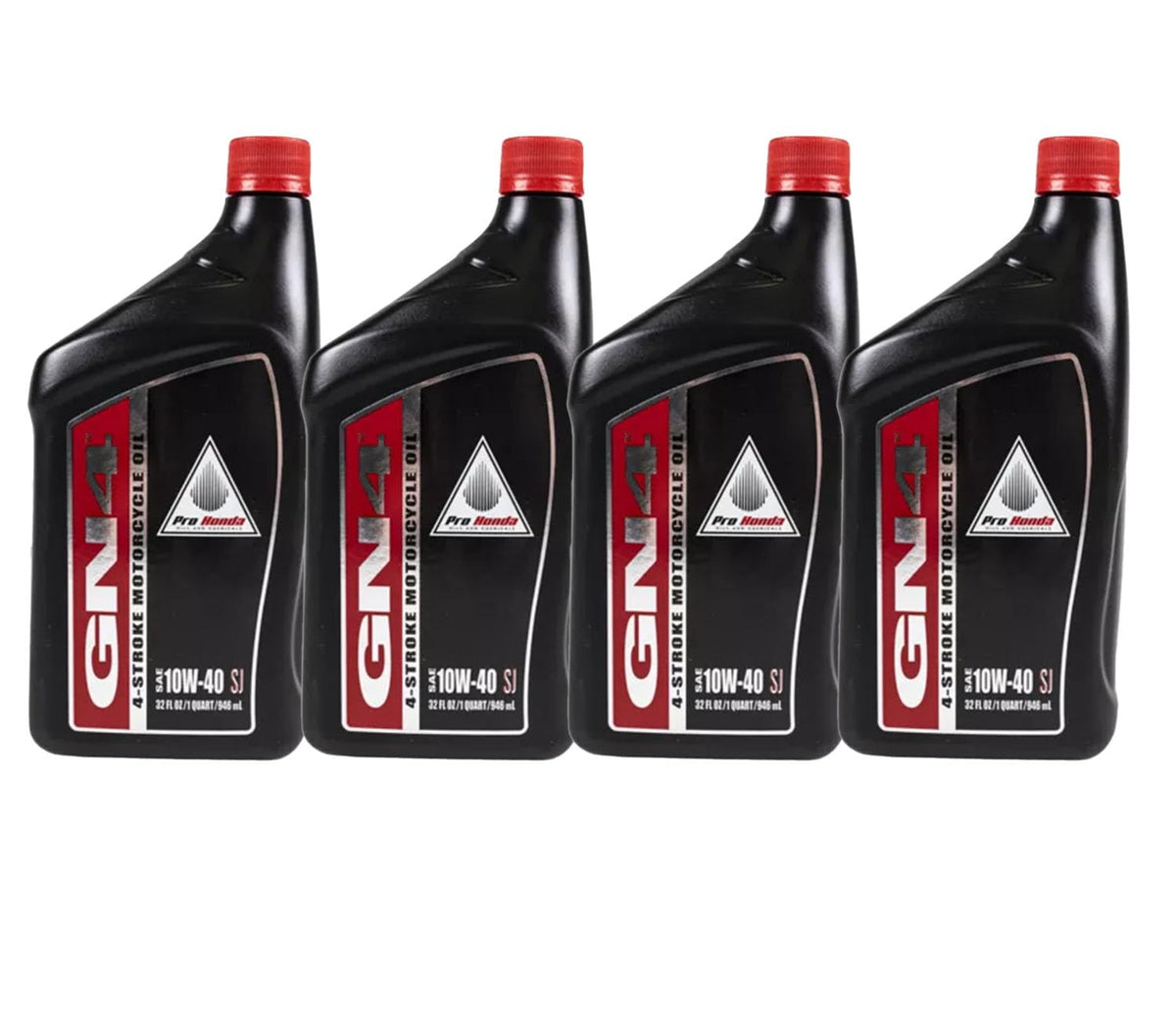 Honda GN4 front label showing bottle and OEM part number for correct selection