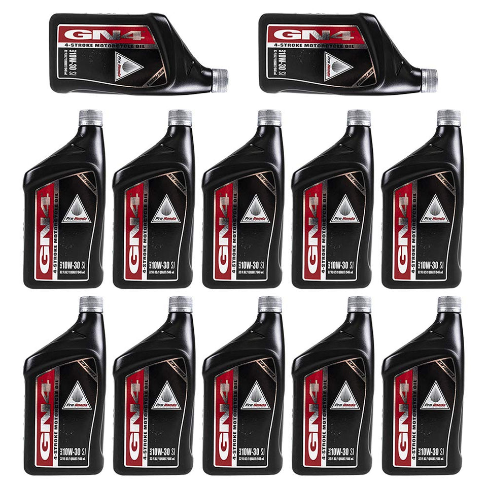 Honda GN4 front packaging view showing label and OEM quart bottle for correct identification and confidence