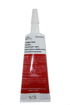 Honda M77 application closeup on bolt threads illustrating corrosion protection