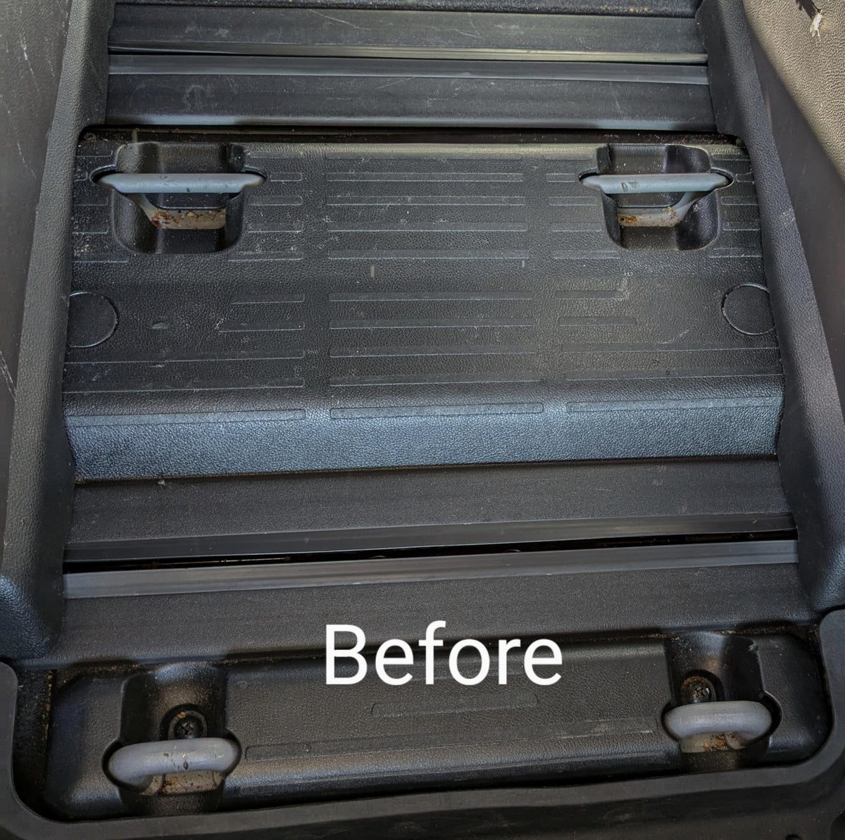 Generic installed covers in second-row demonstrating preserved Magic Slide function