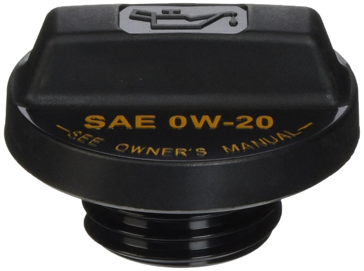 Honda oil filler cap front view showing OEM markings and precise fit benefit