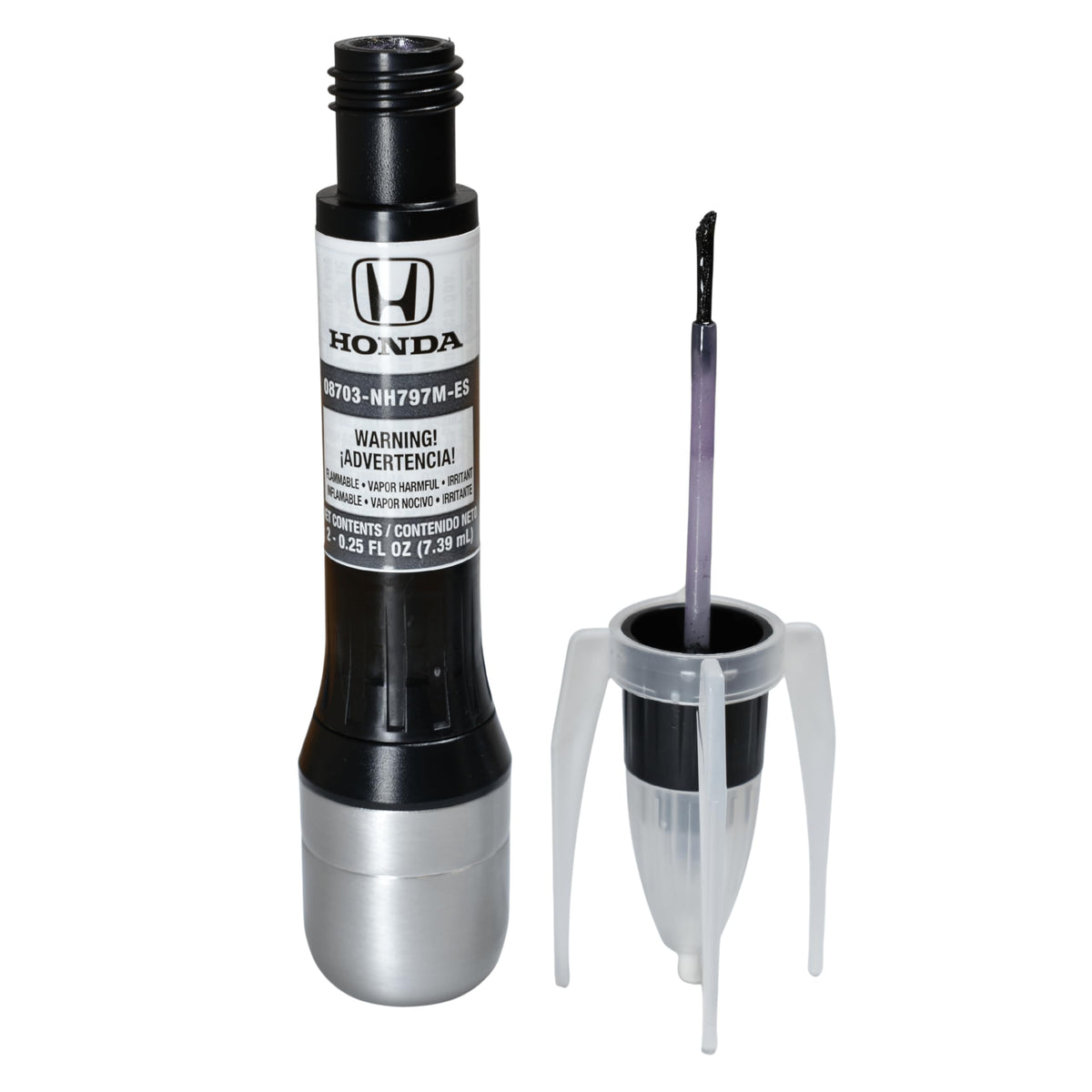 Honda touch-up pen beside a US quarter for size and portability