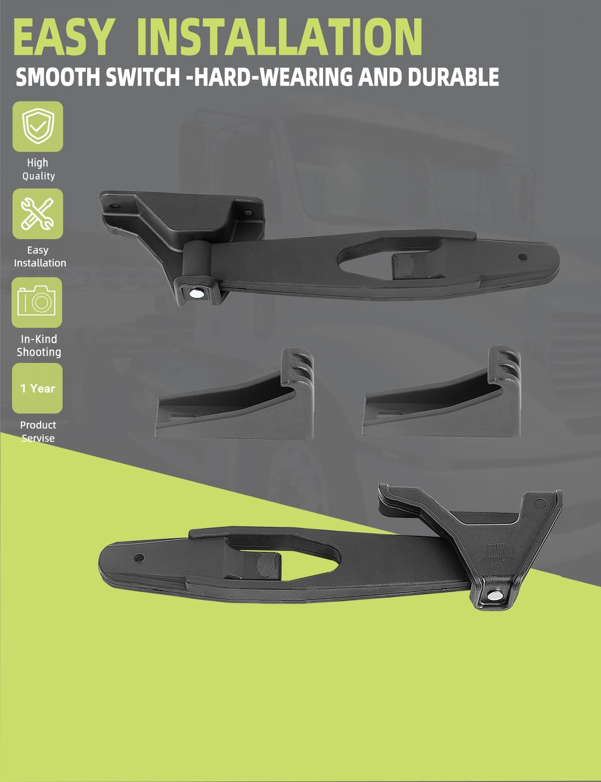 HONFQP catch bracket close-up highlighting durable finish and alignment