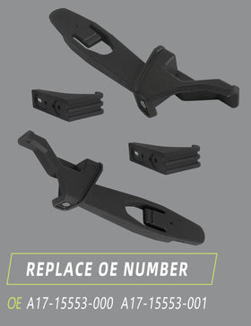 HONFQP latch next to ruler for scale showing accurate OE dimensions
