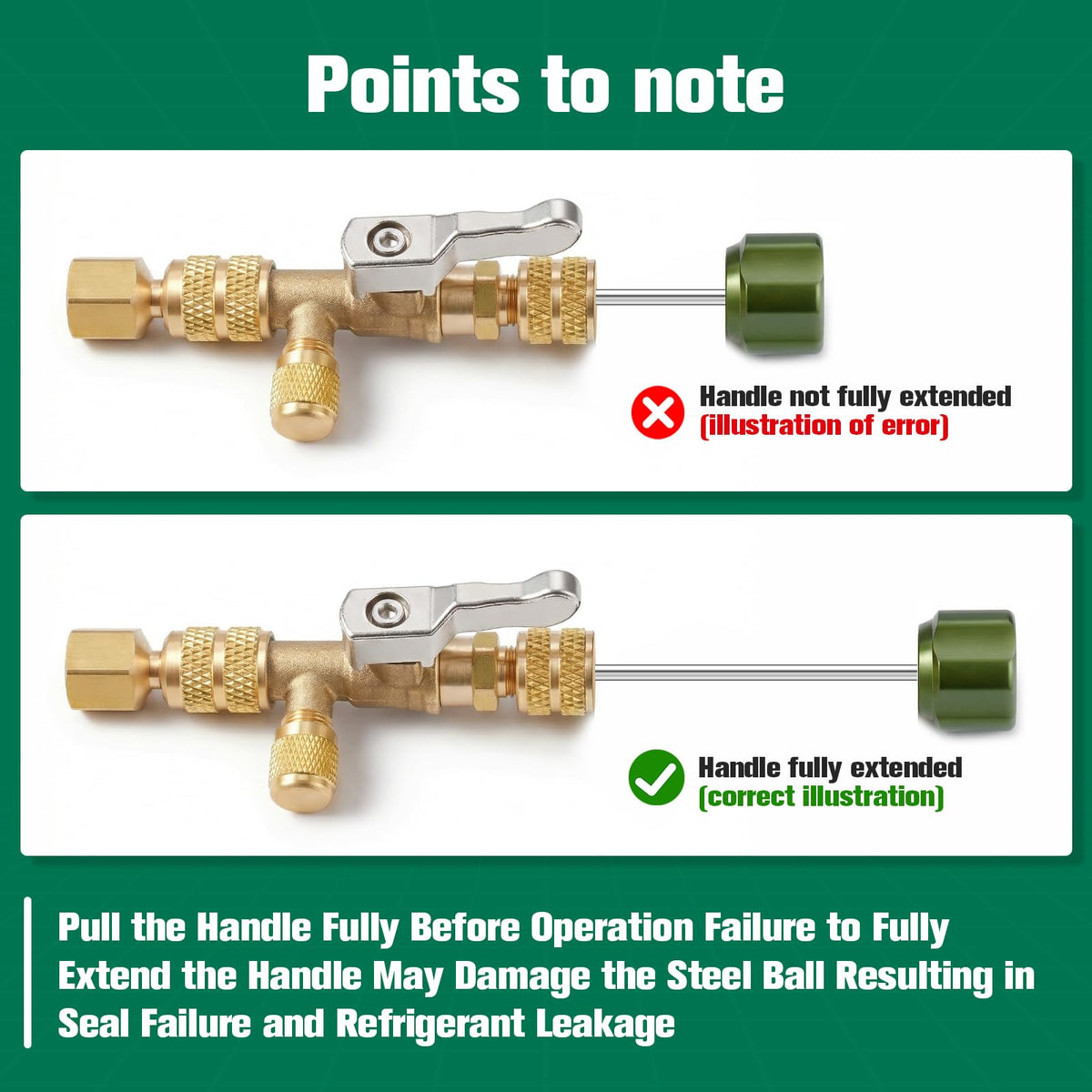 Hongsen thickened brass adapter detail demonstrating pressure resistance