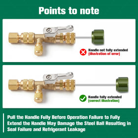 Hongsen thickened brass adapter detail demonstrating pressure resistance