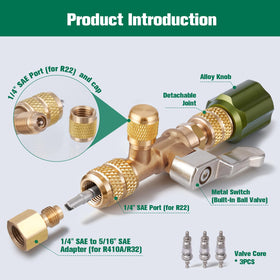 Hongsen tool in use on AC service port enabling safe core removal