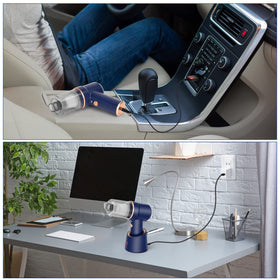 Honlibey charging base setup with USB cable for convenient storage and charging