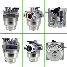 HOOAI carburetor next to coin showing compact size and compatibility