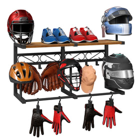 HOOBRO size comparison with helmet illustrates capacity and scale