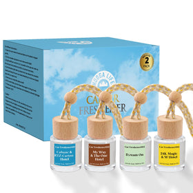 HoogaLife bottle in hand for size comparison showing compact, travel-friendly benefit