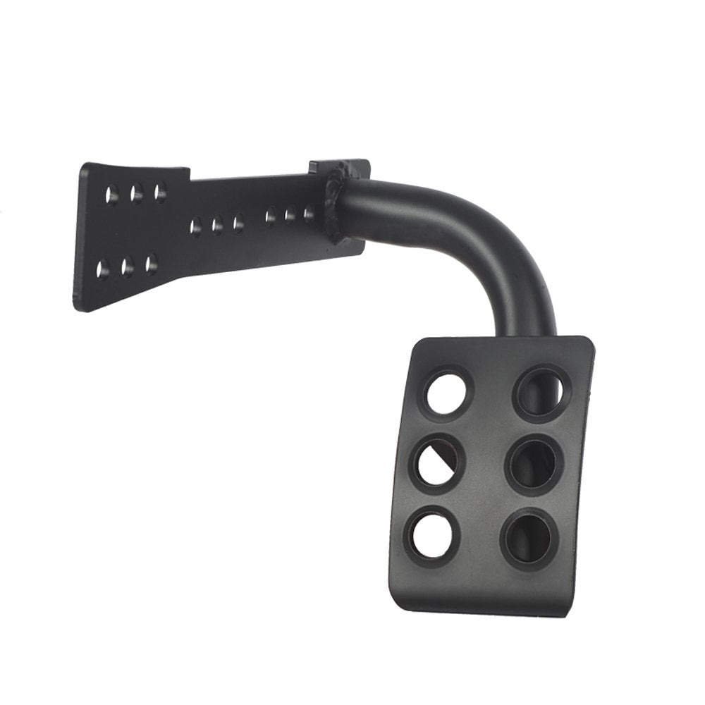 Hooke Road dead pedal with included bolts and label showing complete hardware benefit
