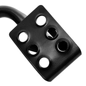 Hooke Road dead pedal in Jeep interior while driving showing improved driver comfort benefit