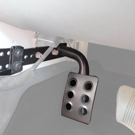 Hooke Road close-up of textured powder coat pattern providing non-slip traction benefit