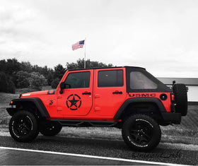 Hooke Road decal next to ruler for 16.1 inch scale and size clarity