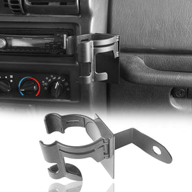 Hooke Road front view installed in Jeep TJ showing neat organization