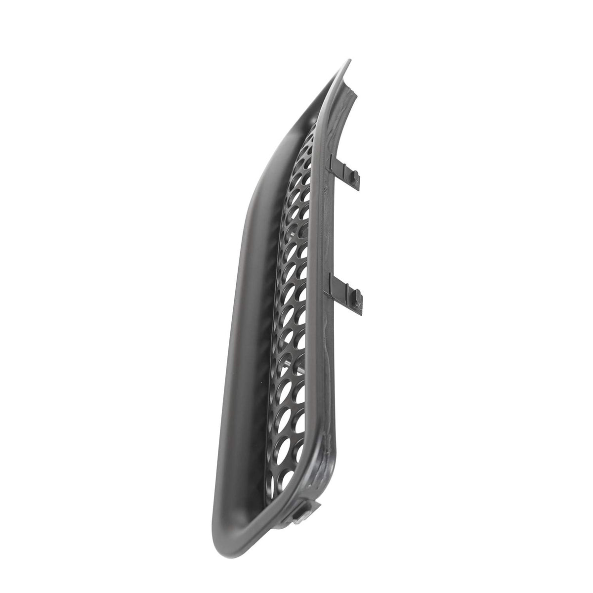 Hooke Road insert viewed behind grille slats showing full engagement of clip and secure hold