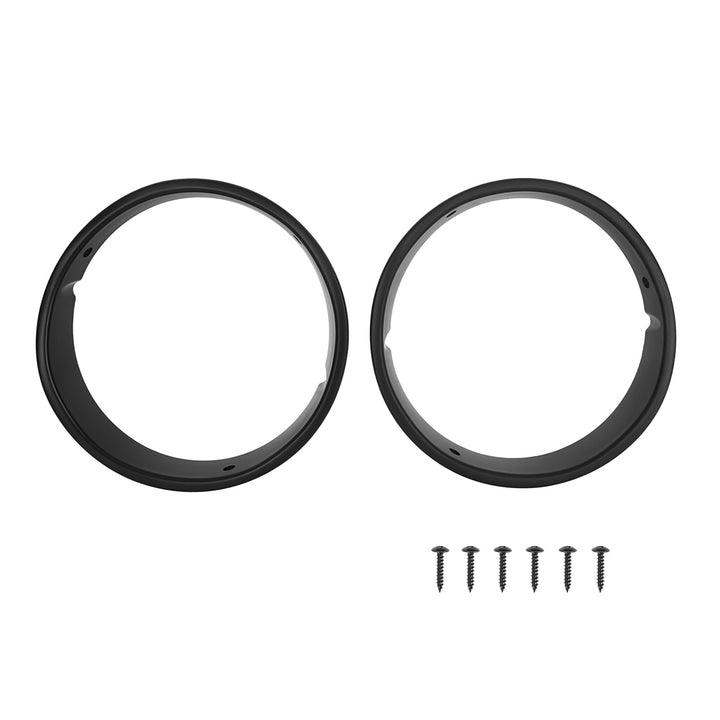 Hooke Road front view matte black bezels showing aggressive styling and protection