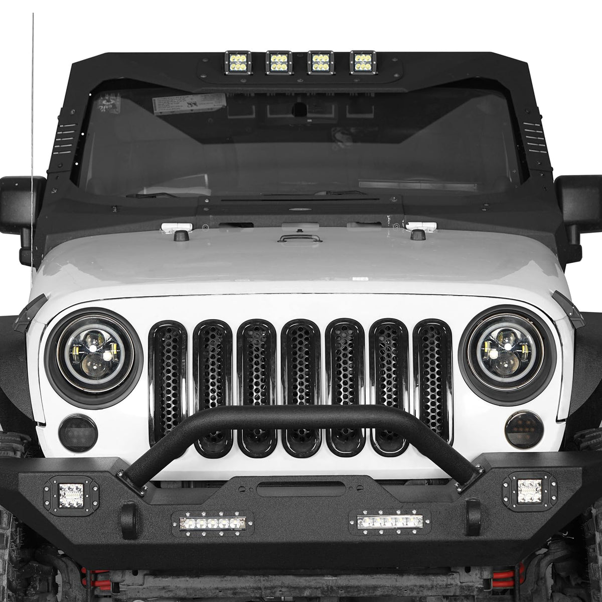 Hooke Road nighttime view shows bezels preserve headlight output