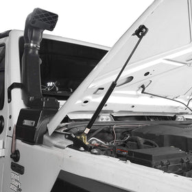 Hooke Road hood open with extra clearance for maintenance and safer working space
