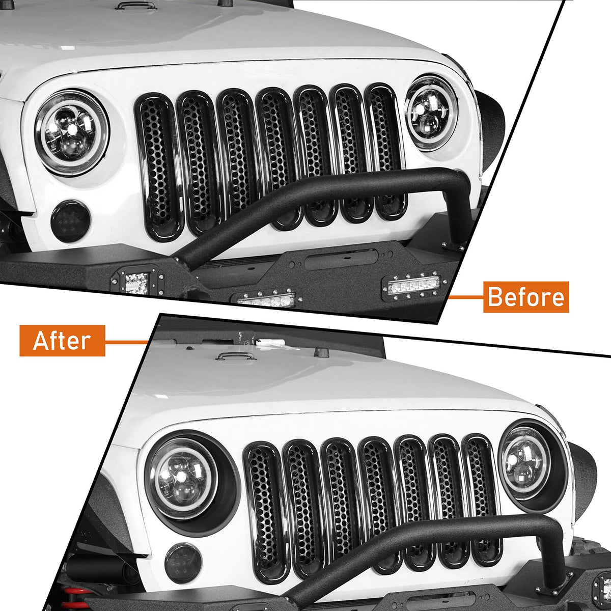 Hooke Road lifestyle offroad Jeep front shows rugged appearance